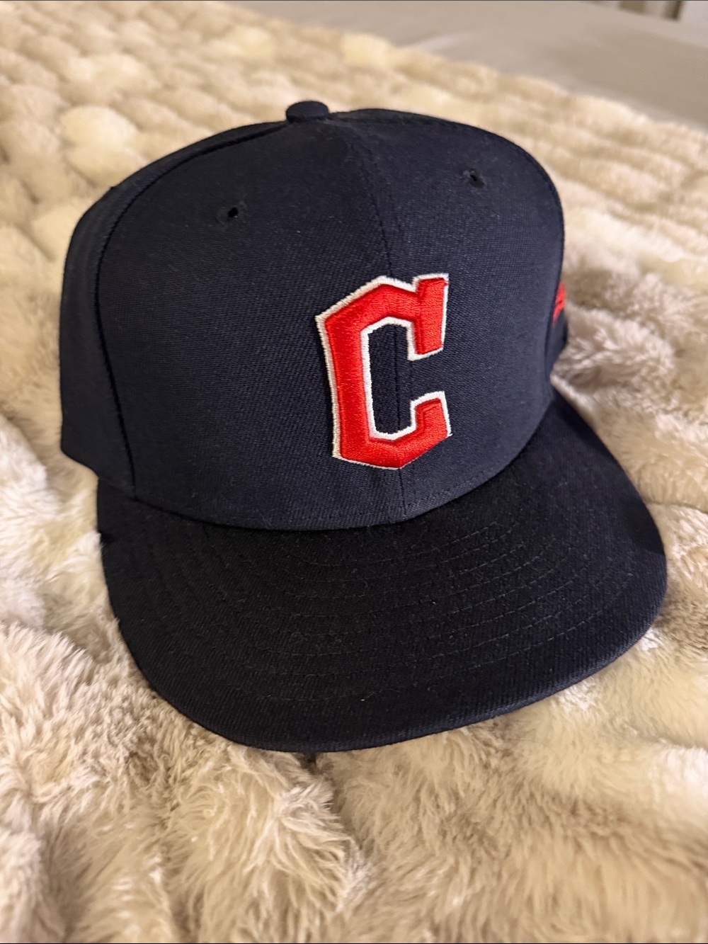 Cleveland Guardians- Size: 7 3/8: MENS Red 'C' Baseball Cap - 59FIFTY
